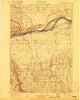 Blalock Island Washington Historical topographic map, 1:125000 scale, 30 X 30 Minute, Year 1908