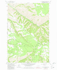 Blalock Mountain Oregon Historical topographic map, 1:24000 scale, 7.5 X 7.5 Minute, Year 1963