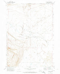 Blitzen NW Oregon Historical topographic map, 1:24000 scale, 7.5 X 7.5 Minute, Year 1971