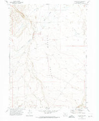 Blitzen SW Oregon Historical topographic map, 1:24000 scale, 7.5 X 7.5 Minute, Year 1971