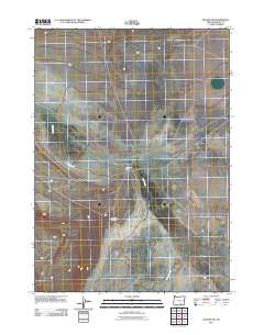 Blitzen NW Oregon Historical topographic map, 1:24000 scale, 7.5 X 7.5 Minute, Year 2011