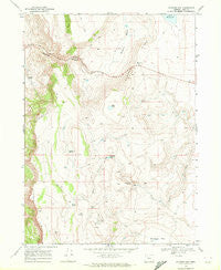 Blizzard Gap Oregon Historical topographic map, 1:24000 scale, 7.5 X 7.5 Minute, Year 1968
