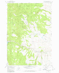 Blue Canyon Oregon Historical topographic map, 1:24000 scale, 7.5 X 7.5 Minute, Year 1967