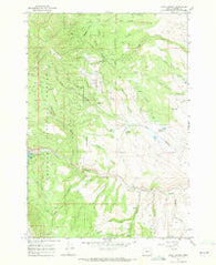 Blue Canyon Oregon Historical topographic map, 1:24000 scale, 7.5 X 7.5 Minute, Year 1967