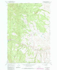 Blue Canyon Oregon Historical topographic map, 1:24000 scale, 7.5 X 7.5 Minute, Year 1967