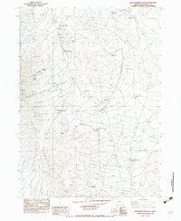 Blue Mountain Pass Oregon Historical topographic map, 1:24000 scale, 7.5 X 7.5 Minute, Year 1982