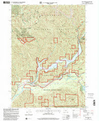 Blue River Oregon Historical topographic map, 1:24000 scale, 7.5 X 7.5 Minute, Year 1997