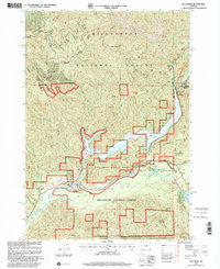 Blue River Oregon Historical topographic map, 1:24000 scale, 7.5 X 7.5 Minute, Year 1997
