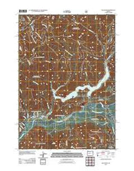 Blue River Oregon Historical topographic map, 1:24000 scale, 7.5 X 7.5 Minute, Year 2011