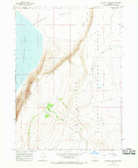 Bluejoint Lake East Oregon Historical topographic map, 1:24000 scale, 7.5 X 7.5 Minute, Year 1966