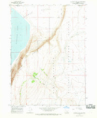 Bluejoint Lake East Oregon Historical topographic map, 1:24000 scale, 7.5 X 7.5 Minute, Year 1966