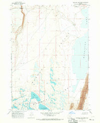 Bluejoint Lake West Oregon Historical topographic map, 1:24000 scale, 7.5 X 7.5 Minute, Year 1967