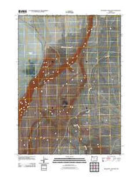 Bluejoint Lake East Oregon Historical topographic map, 1:24000 scale, 7.5 X 7.5 Minute, Year 2011