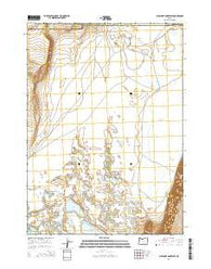 Bluejoint Lake West Oregon Current topographic map, 1:24000 scale, 7.5 X 7.5 Minute, Year 2014
