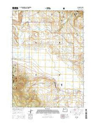 Bly Oregon Current topographic map, 1:24000 scale, 7.5 X 7.5 Minute, Year 2014