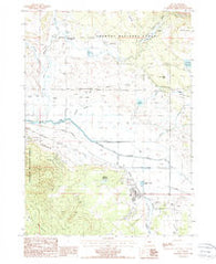 Bly Oregon Historical topographic map, 1:24000 scale, 7.5 X 7.5 Minute, Year 1988