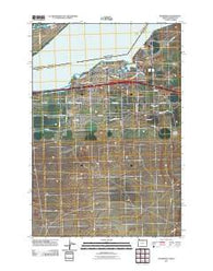 Boardman Oregon Historical topographic map, 1:24000 scale, 7.5 X 7.5 Minute, Year 2011