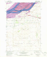 Boardman Oregon Historical topographic map, 1:24000 scale, 7.5 X 7.5 Minute, Year 1962