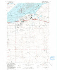 Boardman Oregon Historical topographic map, 1:24000 scale, 7.5 X 7.5 Minute, Year 1993