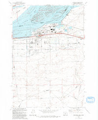 Boardman Oregon Historical topographic map, 1:24000 scale, 7.5 X 7.5 Minute, Year 1993