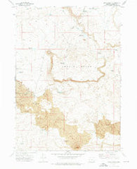 Bogus Bench Oregon Historical topographic map, 1:24000 scale, 7.5 X 7.5 Minute, Year 1972