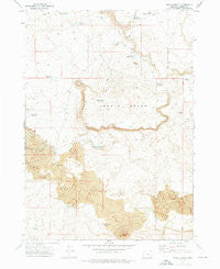 Bogus Bench Oregon Historical topographic map, 1:24000 scale, 7.5 X 7.5 Minute, Year 1972