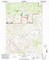 Bologna Basin Oregon Historical topographic map, 1:24000 scale, 7.5 X 7.5 Minute, Year 1995