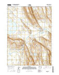 Bonanza Oregon Current topographic map, 1:24000 scale, 7.5 X 7.5 Minute, Year 2014
