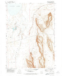 Borax Lake Oregon Historical topographic map, 1:24000 scale, 7.5 X 7.5 Minute, Year 1971