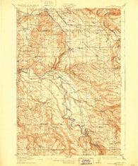 Boring Oregon Historical topographic map, 1:62500 scale, 15 X 15 Minute, Year 1914