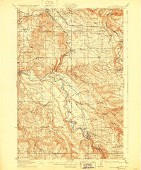 Boring Oregon Historical topographic map, 1:62500 scale, 15 X 15 Minute, Year 1914