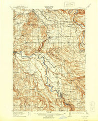 Boring Oregon Historical topographic map, 1:62500 scale, 15 X 15 Minute, Year 1914