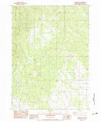Boswell Mtn Oregon Historical topographic map, 1:24000 scale, 7.5 X 7.5 Minute, Year 1983