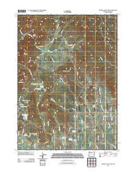 Boswell Mountain Oregon Historical topographic map, 1:24000 scale, 7.5 X 7.5 Minute, Year 2011
