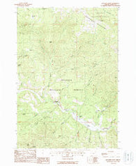 Boulder Butte Oregon Historical topographic map, 1:24000 scale, 7.5 X 7.5 Minute, Year 1988
