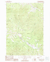 Boulder Butte Oregon Historical topographic map, 1:24000 scale, 7.5 X 7.5 Minute, Year 1988