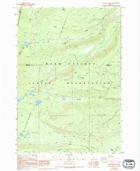 Boulder Butte Oregon Historical topographic map, 1:24000 scale, 7.5 X 7.5 Minute, Year 1988