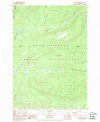 Boulder Lake Oregon Historical topographic map, 1:24000 scale, 7.5 X 7.5 Minute, Year 1988