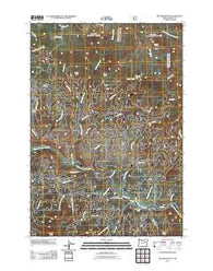 Boulder Butte Oregon Historical topographic map, 1:24000 scale, 7.5 X 7.5 Minute, Year 2011