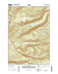 Boulder Lake Oregon Current topographic map, 1:24000 scale, 7.5 X 7.5 Minute, Year 2014