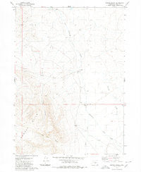 Bowden Ranch Oregon Historical topographic map, 1:24000 scale, 7.5 X 7.5 Minute, Year 1979