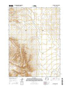 Bowden Ranch Oregon Current topographic map, 1:24000 scale, 7.5 X 7.5 Minute, Year 2014