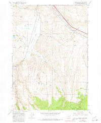 Bowen Valley Oregon Historical topographic map, 1:24000 scale, 7.5 X 7.5 Minute, Year 1967