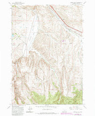 Bowen Valley Oregon Historical topographic map, 1:24000 scale, 7.5 X 7.5 Minute, Year 1967