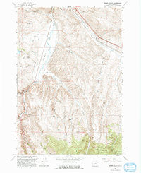 Bowen Valley Oregon Historical topographic map, 1:24000 scale, 7.5 X 7.5 Minute, Year 1993