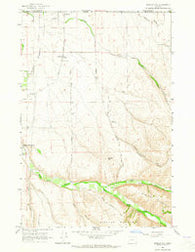 Bowlus Hill Oregon Historical topographic map, 1:24000 scale, 7.5 X 7.5 Minute, Year 1964