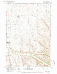 Bowlus Hill Oregon Historical topographic map, 1:24000 scale, 7.5 X 7.5 Minute, Year 1964