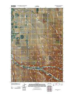 Bowlus Hill Oregon Historical topographic map, 1:24000 scale, 7.5 X 7.5 Minute, Year 2011