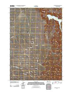 Bowman Dam Oregon Historical topographic map, 1:24000 scale, 7.5 X 7.5 Minute, Year 2011
