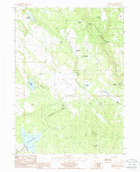 Brady Butte Oregon Historical topographic map, 1:24000 scale, 7.5 X 7.5 Minute, Year 1988